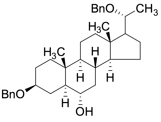 Benzyloxy-17-((R)-1-(benzyloxy)ethyl)-cyclopenta[a]phenanthren-6-ol