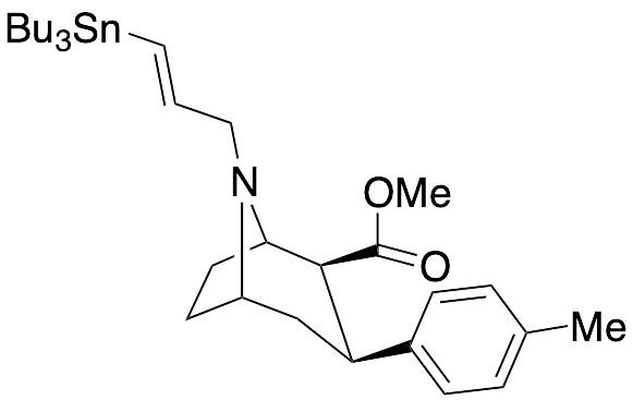 (1R,2S,3S,5S)-Methyl 3-(p-tolyl)-8-((E)-3-(tributylstannyl)allyl)-8-azabicyclo[3.2.1]octane-2-carboxylate