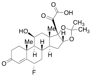 (6a,11b,16a)-6-Fluoro-11-hydroxy-16,17-[(1-methylethylidene)bis(oxy)]-3,20-dioxo-pregn-4-en-21-oic Acid