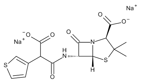 ticarcillin monosodium - CAS No. 4697-14-7 ticarcillin monosodium