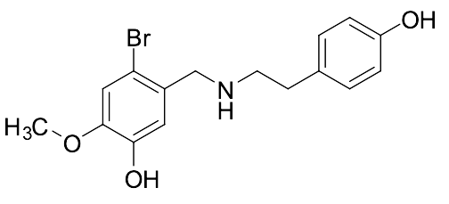 4-Bromo-5-[[[2-(4-hydroxyphenyl)ethyl]amino]methyl]-2-methoxyphenol
