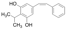 2-(1-Methylethyl)-5-[(1Z)-2-phenylethenyl]-1,3-benzenediol