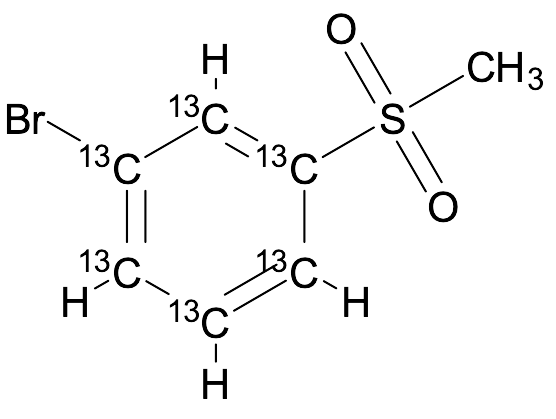 1-Bromo-3-methanesulfonyl(1,2,3,4,5,6-13C6)benzene