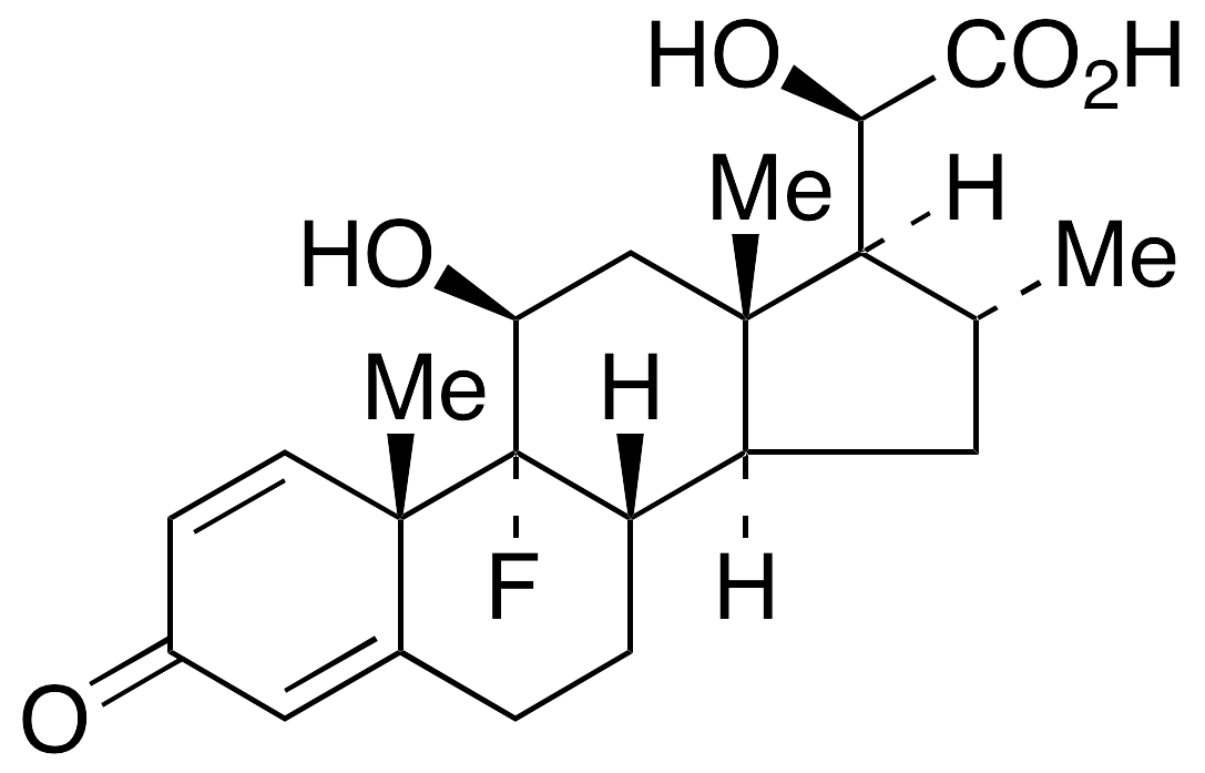 (11beta,16alpha,20R)-9-Fluoro-11,20-dihydroxy-16-methyl-3-oxopregna-1,4-dien-21-oic Acid