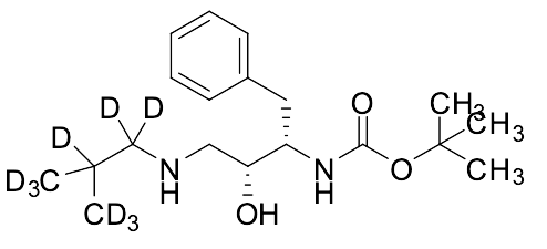 tert-Butyl ((2S,3R)-3-hydroxy-4-((2-(methyl-d3)propyl-1,1,2,3,3,3-d6)amino)-1-phenylbutan-2-yl)carbamate