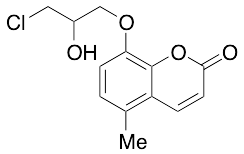 5-Methyl-8-(3-chloro-2-hydroxypropoxy)coumarin