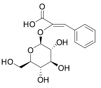 (2Z)-2-(beta-D-Glucopyranosyloxy)-3-phenyl-2-propenoic Acid