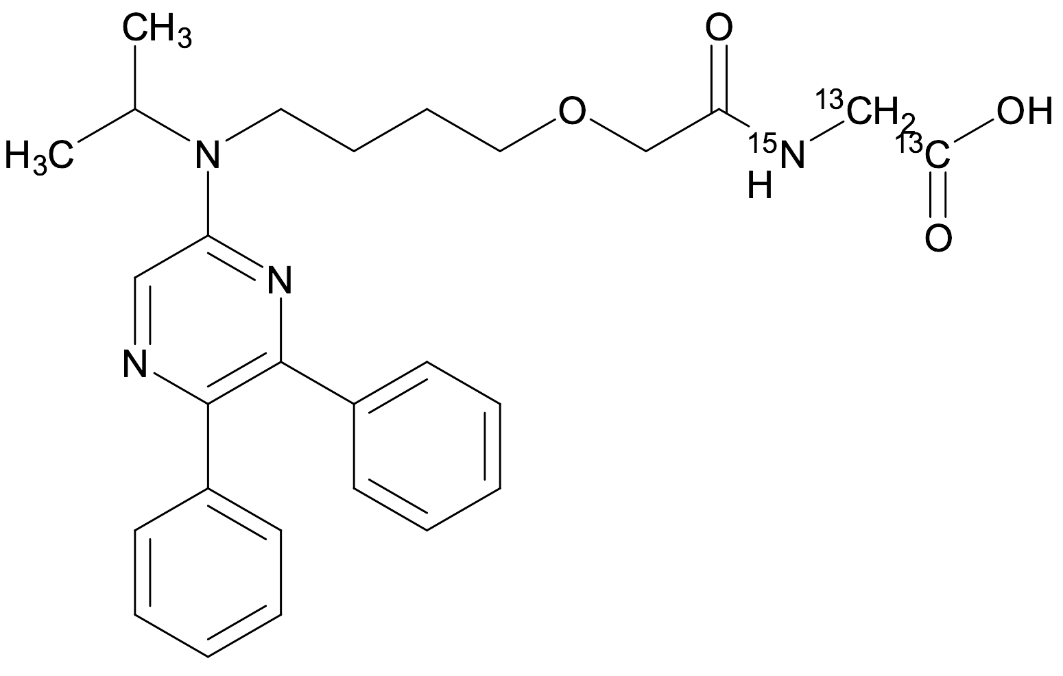 Selexipag Glycine Adduct-13C2,15N