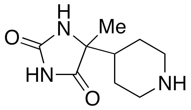 5-Methyl-5-(4-piperidinyl)-2,4-imidazolidinedione