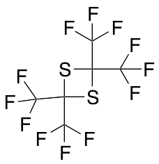 2,2,4,4-Tetrakis(trifluoromethyl)-1,3-dithietane