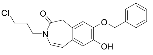 8-(benzyloxy)-3-(3-chloropropyl)-7-hydroxy-1,3-dihydro-2H-benzazepin-2-one