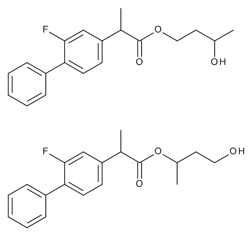 Flurbiprofen 1,3-Butylene Glycol Esters (Mixture of Regio- and Stereoisomers)