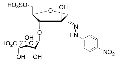 2,5-Anhydro-4-O-alpha-L-idopyranuronosyl-D-mannose 1-[(4-Nitrophenyl)hydrazone] 6-(Hydrogen sulfate)