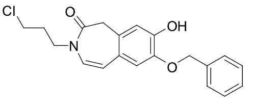7-(benzyloxy)-3-(3-chloropropyl)-8-hydroxy-1,3-dihydro-2H-benzazepin-2-one