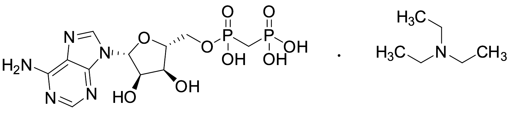 Adenosine 5'-(alpha,beta-Methylene)diphosphate Triethylamine Salt