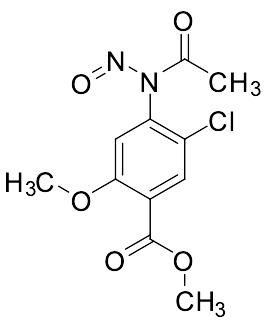 N-Nitroso-methyl 4-acetylamino-5-chloro-2-methoxybenzoat