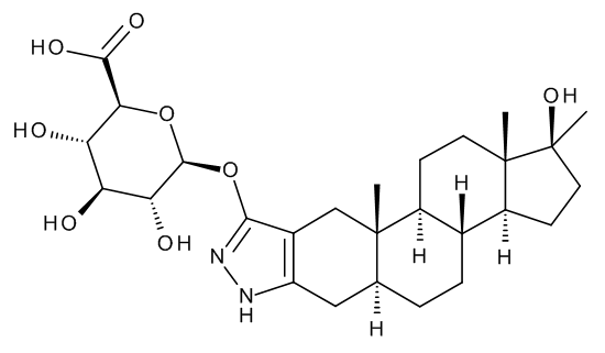 3'-Hydroxystanozolol glucuronide