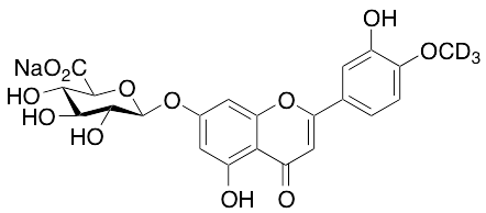 Diosmetin 7-O-Beta-D-Glucuronide-d3 Sodium Salt
