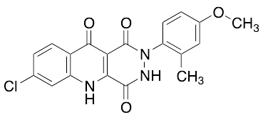 7-Chloro-2,3-dihydro-2-(4-methoxy-2-methylphenyl)pyridazino[4,5-b]quinoline-1,4,10(5H)-trione