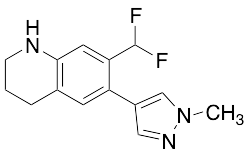 7-(Difluoromethyl)-6-(1-methylpyrazol-4-yl)-1,2,3,4-tetrahydroquinoline