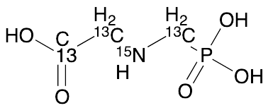 Glyphosate-13C3,15N