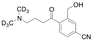 4-[4-(Dimethylamino)-1-oxobutyl]-3-(hydroxymethyl)benzonitrile-D6