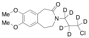 3-(3-Chloropropyl)-1,3,4,5-tetrahydro-7,8-dimethoxy-2H-3-benzazepin-2-one-d6