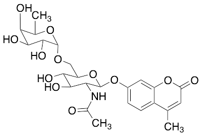 4-Methylumbelliferyl 2-Acetamido-2-deoxy-6-O-(alpha-L-fucopyranosyl)-beta-D-glucopyranoside