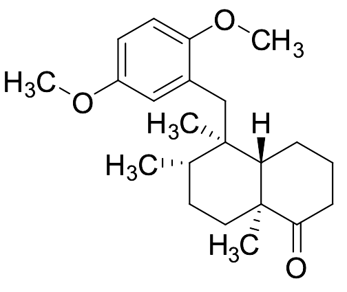 (4aS,5R,6S,8aS)-5-[(2,5-Dimethoxyphenyl)methyl]octahydro-5,6,8a-trimethyl-1(2H)-naphthalenone