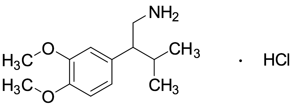 3,4-Dimethoxy-beta-(1-methylethyl)benzeneethanamine Hydrochloride