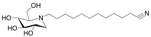 12-((2R,3R,4R,5S)-3,4,5-Trihydroxy-2-(hydroxymethyl)piperidin-1-yl)dodecanenitrile