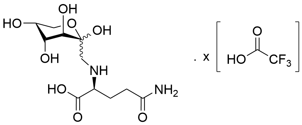 (((3S,4R,5R)-2,3,4,5-Tetrahydroxytetrahydro-2H-pyran-2-yl)methyl)-L-glutamine TFA