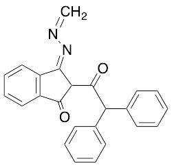 2-[2-(2,2-Diphenylacetyl)-2,3-dihydro-3-oxo-1H-inden-1-ylidene]hydrazone Formaldehyde