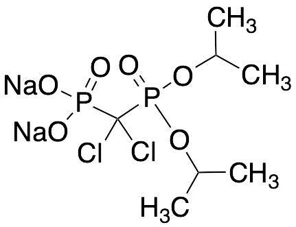 [[Bis(1-​methylethoxy)​phosphinyl]​dichloromethyl]​phosphonic Acid DIsodium Salt