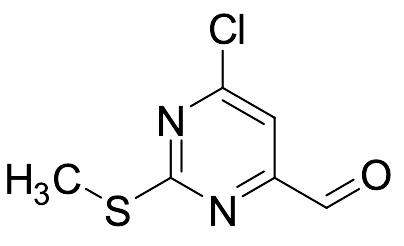 6-Chloro-2-(methylthio)pyrimidine-4-carbaldehyde