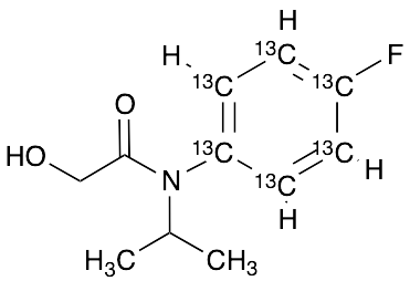 N-(4-Fluorophenyl)-2-hydroxy-N-isopropylacetamide-13C6