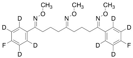 1,9-Bis(4-fluorophenyl)nonane-1,5,9-trione-d8 O,O,O-Trimethyl Trioxime