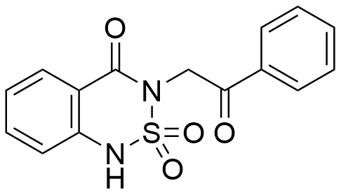 3-Phenacyl-1H-2,1,3-benzothiadiazin-4(3H)-one 2,2-dioxide