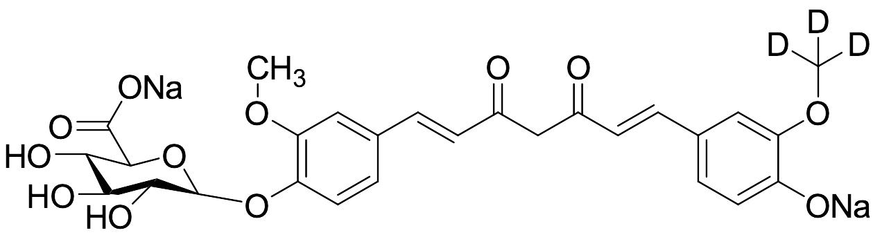 Curcumin b-D-Glucuronide-d3 Sodium (>90%)