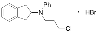N-(3-Chloropropyl)-N-phenyl-2-indanamine Hydrobromide