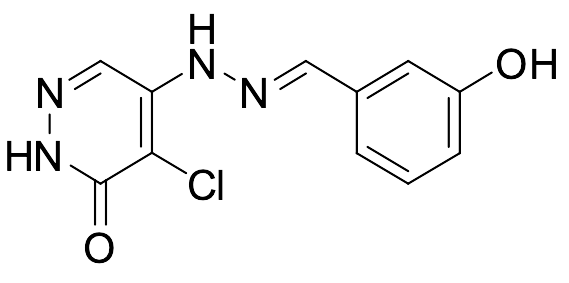 3-Hydroxy-benzaldehyde (5-Chloro-6-oxo-1,6-dihydro-pyridazin-4-yl)-hydrazone