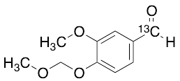 4-(Methoxymethyloxy)-3-methoxybenzaldehyde- 13C