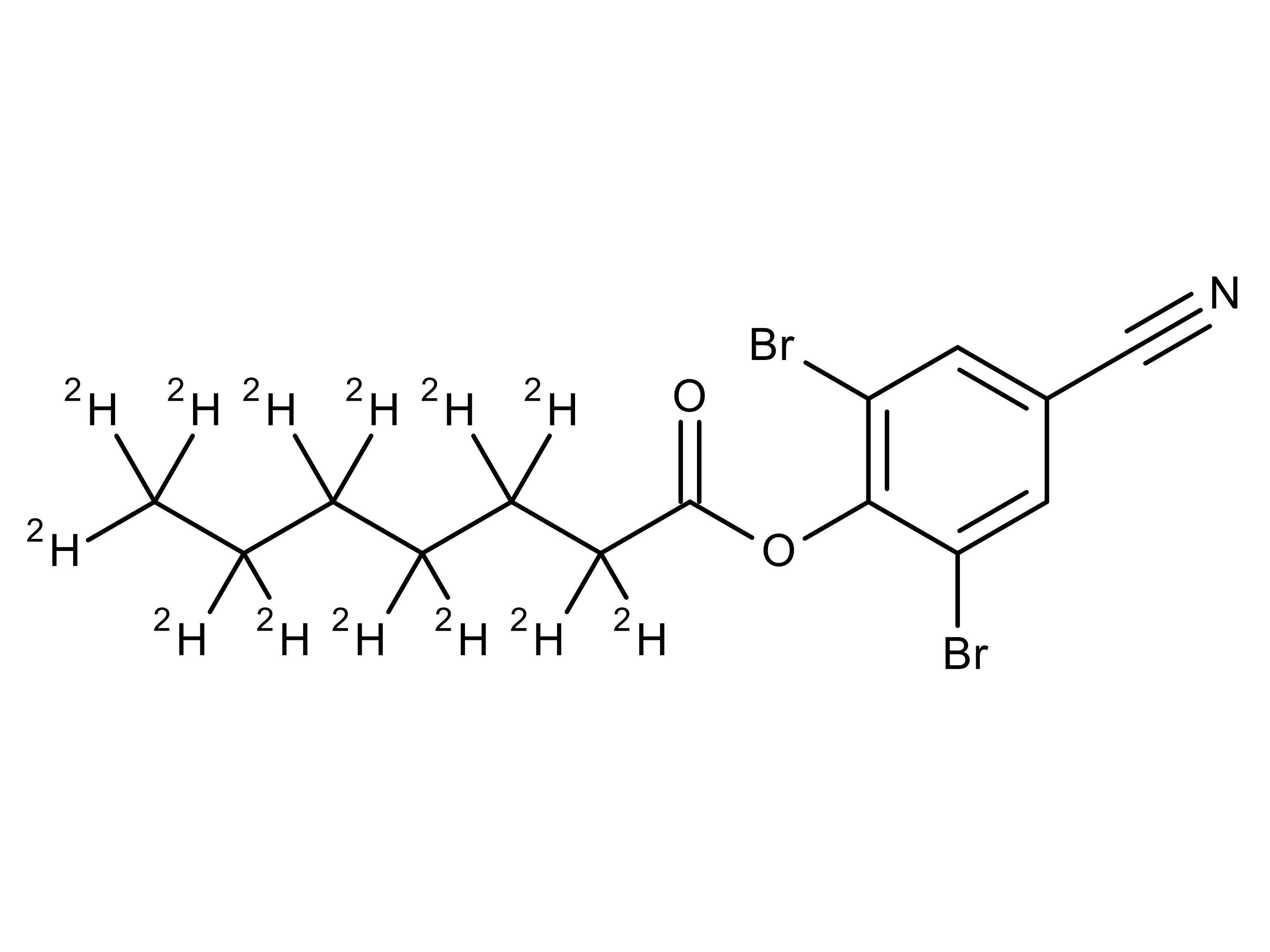 2,6-Dibromo-4-cyanophenyl Heptanoate-d13
