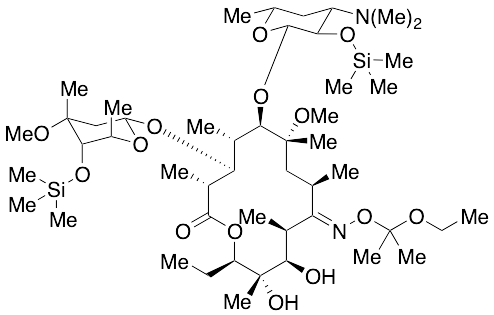 6-O-Methyl-2',4''-bis-O-(trimethylsilyl)-9-[O-(1-ethoxy-1-methylethyl)oxime] Erythromycin