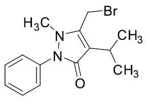 5-(Bromomethyl)-4-isopropyl-1-methyl-2-phenyl-1,2-dihydro-3H-pyrazol-3-one