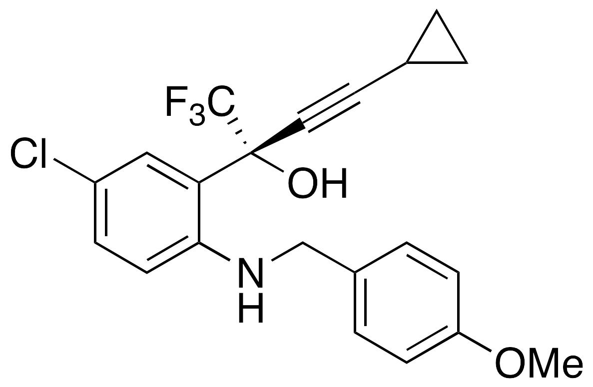 (R)-5-Chloro-Alpha-(cyclopropylethynyl)-2-[[(4-methoxyphenyl)methyl]amino]-Alpha-(trifluoromethyl)benzenemethanol