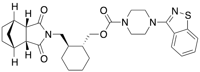(1R,​2R)​-​2-​(3aR,4R,7S,7aS)-(exo-​2,​3-​Norbornanedicarbpxim​idylmethylcyclohexyl​)​methyl-​4-​benzoisothiazol-​3-​yl)
