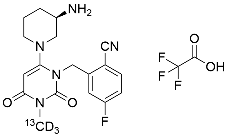Trelagliptin-13CD3 TFA salt