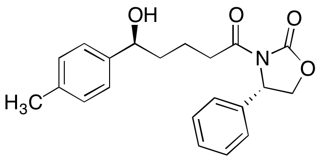 (S)-3-((S)-5-Hydroxy-5-(p-tolyl)pentanoyl)-4-phenyloxazolidin-2-one
