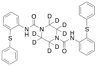 N1,N4-Bis[2-(phenylthio)phenyl]-1,4-piperazine-d8-dicarboxamide